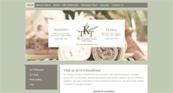 Desktop Screenshot of kneadedtouchinc.com